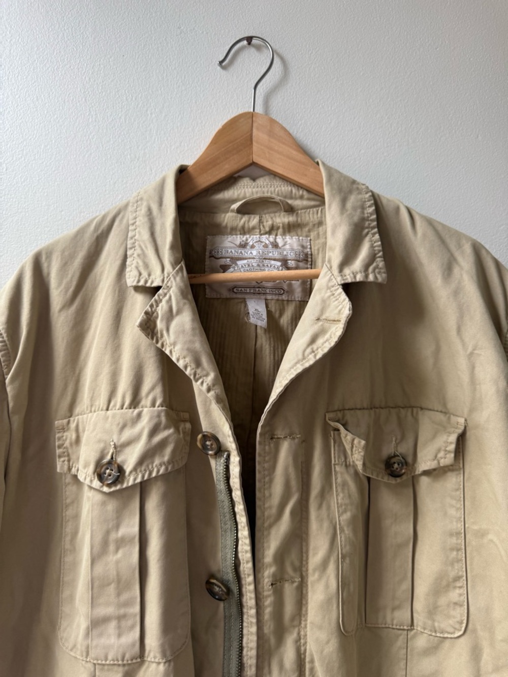 Vintage Banana Republic Safari & Travel Jacket, Men’s XL - Picture 3 of 9